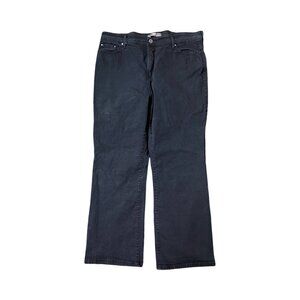 Sz.18 Short*Levi's*Perfectly Slimming 512--Black Bootcut Jeans--Hi-Rise